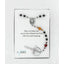 Black pearl and colored birthstone men's rosary with an engraved disc in a Charming Rosary gift box and card message.