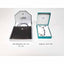 Charming Rosary black leather keepsake box and blue regular gift box with rosaries inside.