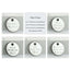 Charming Rosary engraved disc options for mom's rosary bracelets.