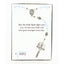 Light blue and silver boy’s confirmation rosary in Charming Rosary gift box with card message.