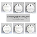 Charming Rosary engraved disc options for Detroit baseball rosary gift.