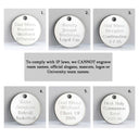 Charming Rosary engraved disc options for Detroit hockey rosary gift.