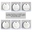 Charming Rosary engraved disc options for Detroit hockey rosary gift.