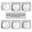 Charming Rosary engraved disc options for Detroit hockey rosary gift.
